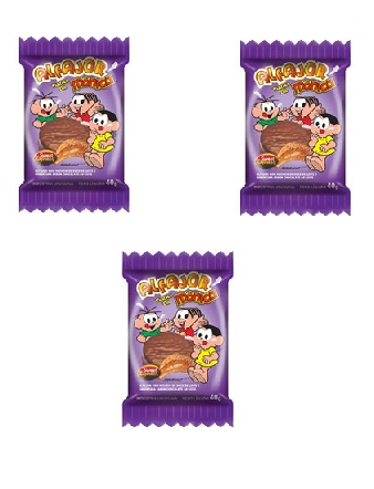 Alfajor Turma da Mônica Doce de Leite (3x40g)